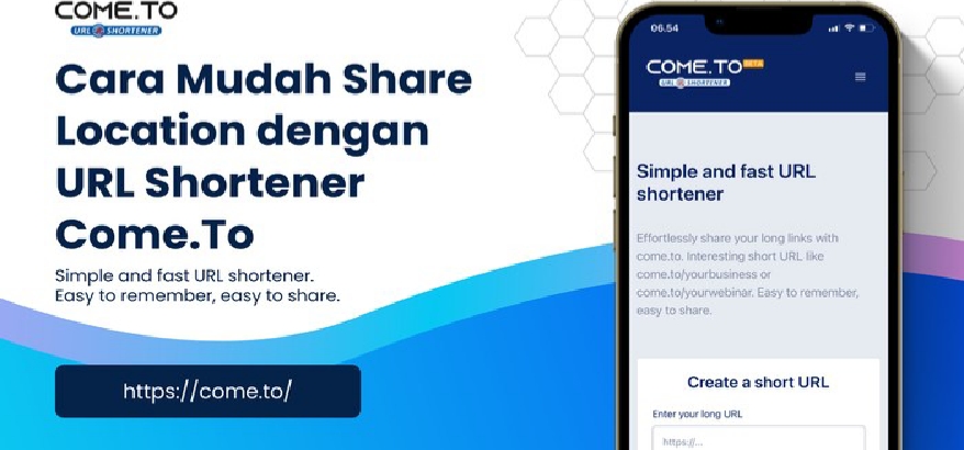 Pemendek URL Terbaik Tahun 2023: COME.TO